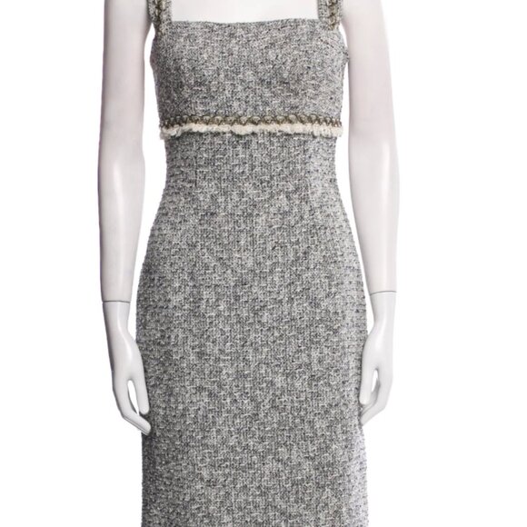 Dolce & Gabbana Tweed sheath dress size 46 (fits like an 8 US) with Tag - Picture 1 of 13